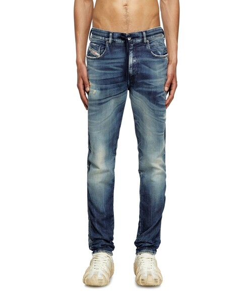 メンズ デニムパンツ スリムフィットジョグジーンズ 2062 D-STRUKT-B