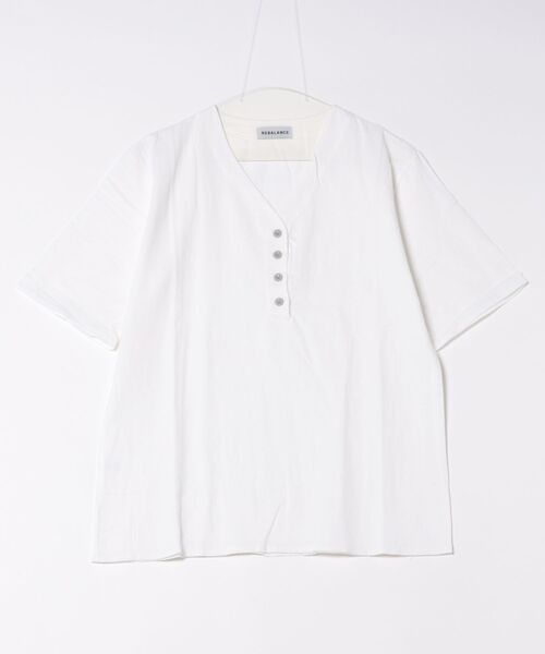 REBALANCE（リバランス）の「Vネックシャツ（シャツ/ブラウス・レディース・B/A/C・MEDIUM/LARGE/X-LARGE）」の9枚目の写真