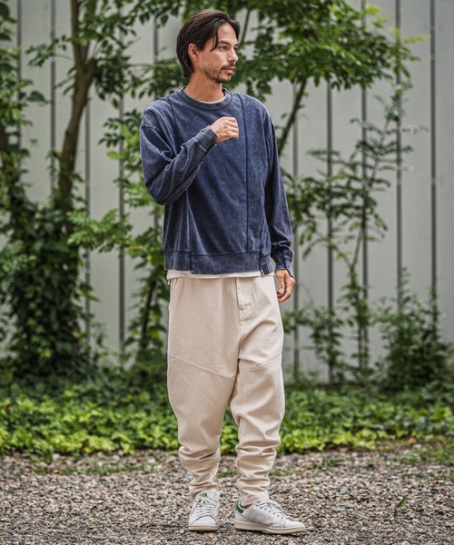 CAMBIO(カンビオ)の「mlt5327-Heavy oz Jersey Chemical Washe Cut sew カットソー(Tシャツ/カットソー・メンズ・ブラック/ネイビー/グレー・M/L)」の8枚目の写真
