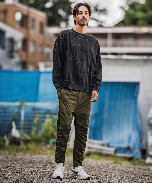 CAMBIO(カンビオ)の「mlt5327-Heavy oz Jersey Chemical Washe Cut sew カットソー(Tシャツ/カットソー・メンズ・ブラック/ネイビー/グレー・M/L)」の18枚目の写真