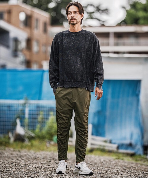 CAMBIO(カンビオ)の「mlt5327-Heavy oz Jersey Chemical Washe Cut sew カットソー(Tシャツ/カットソー・メンズ・ブラック/ネイビー/グレー・M/L)」の19枚目の写真