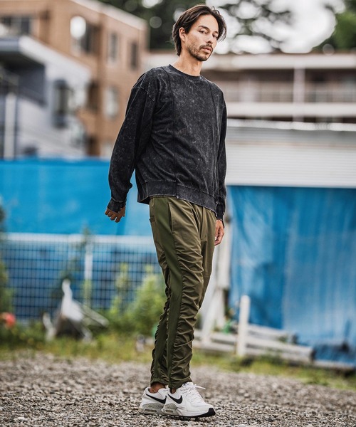 CAMBIO(カンビオ)の「mlt5327-Heavy oz Jersey Chemical Washe Cut sew カットソー(Tシャツ/カットソー・メンズ・ブラック/ネイビー/グレー・M/L)」の20枚目の写真