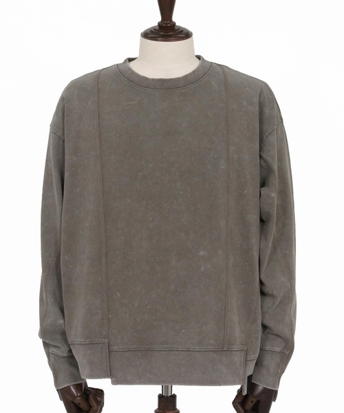 CAMBIO(カンビオ)の「mlt5327-Heavy oz Jersey Chemical Washe Cut sew カットソー(Tシャツ/カットソー・メンズ・ブラック/ネイビー/グレー・M/L)」の21枚目の写真