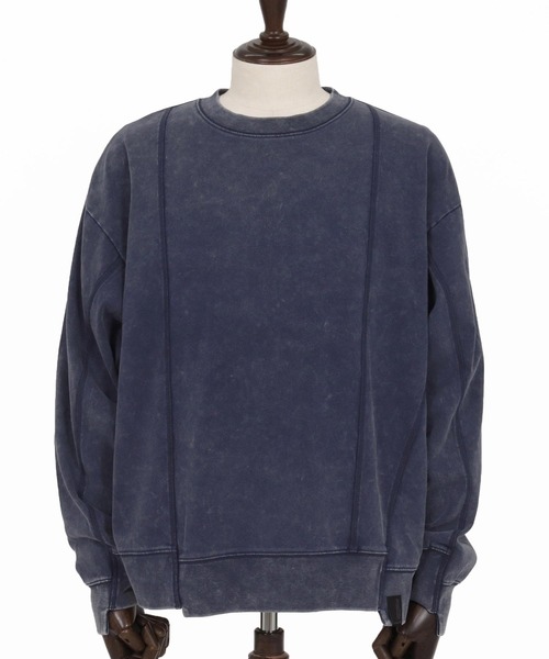 CAMBIO(カンビオ)の「mlt5327-Heavy oz Jersey Chemical Washe Cut sew カットソー(Tシャツ/カットソー・メンズ・ブラック/ネイビー/グレー・M/L)」の22枚目の写真
