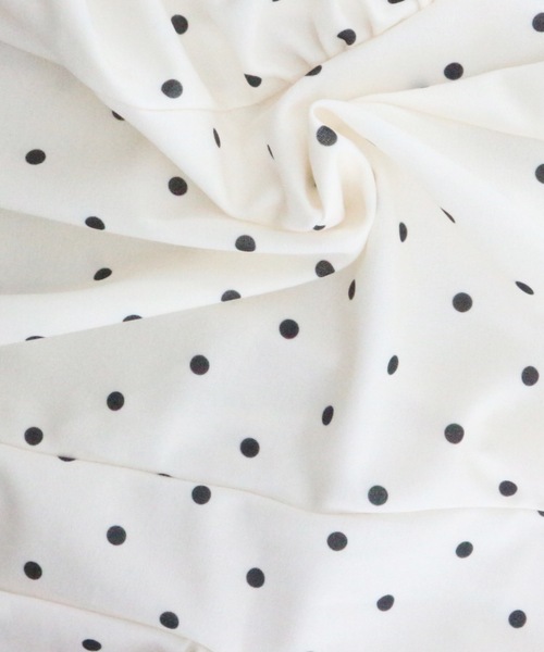 ALLuRing ChaRm(アリュリングチャーム)の「Dot Flare Camisole Dress / ドットフレアキャミソールワンピース(ワンピース・レディース・ホワイト・FREE)」の10枚目の写真