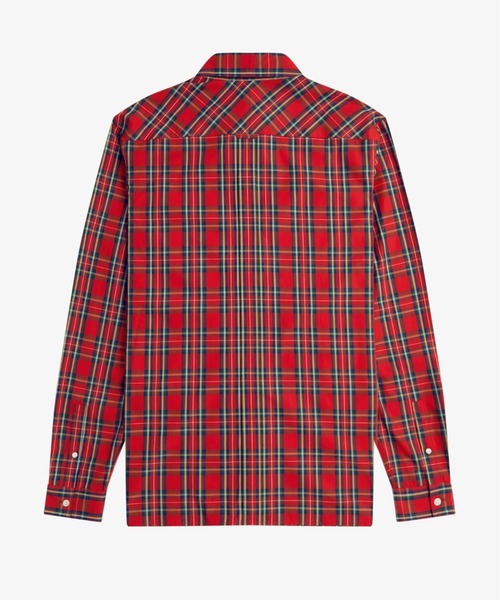 FRED PERRY（フレッドペリー）の「Stewart Tartan Shirt／スチュワートタータンシャツ（シャツ/ブラウス・メンズ・レッド・S/M/L）」の16枚目の写真