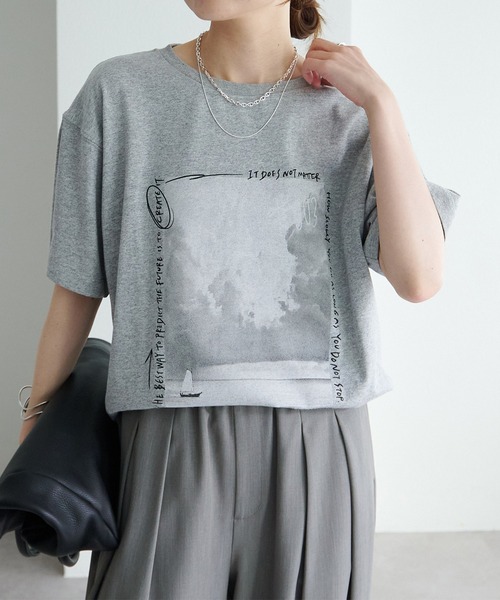 セール】機能素材フォトプリントTシャツ（Tシャツ/カットソー