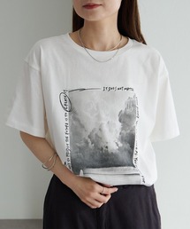 PUAL CE CIN | 機能素材フォトプリントTシャツ(Tシャツ/カットソー)