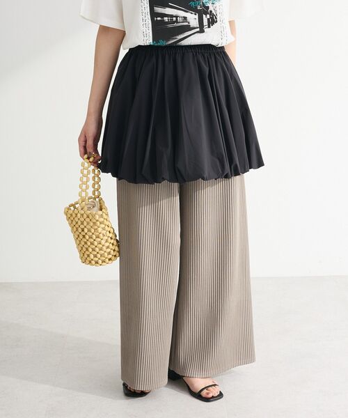 ELENCARE DUE（エレンカーレデュエ）の「・ELENCARE DUE バルーンミニスカート（スカート・レディース・ブラウン/ブラック/オフホワイト・FREE）」の10枚目の写真