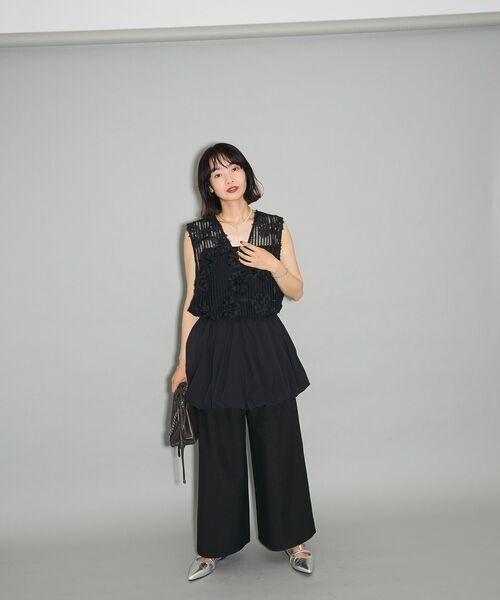 ELENCARE DUE（エレンカーレデュエ）の「・ELENCARE DUE バルーンミニスカート（スカート・レディース・ブラウン/ブラック/オフホワイト・FREE）」の13枚目の写真