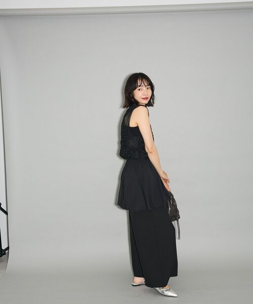 ELENCARE DUE（エレンカーレデュエ）の「・ELENCARE DUE バルーンミニスカート（スカート・レディース・ブラウン/ブラック/オフホワイト・FREE）」の14枚目の写真