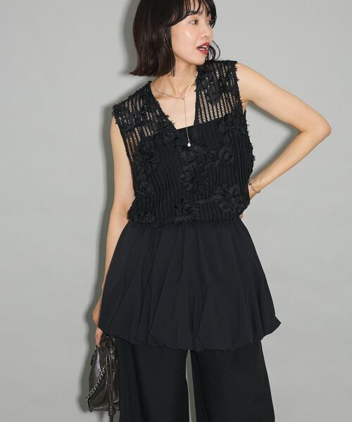 ELENCARE DUE（エレンカーレデュエ）の「・ELENCARE DUE バルーンミニスカート（スカート・レディース・ブラウン/ブラック/オフホワイト・FREE）」の17枚目の写真