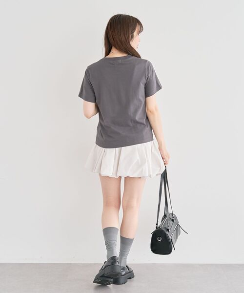 ELENCARE DUE（エレンカーレデュエ）の「・ELENCARE DUE バルーンミニスカート（スカート・レディース・ブラウン/ブラック/オフホワイト・FREE）」の21枚目の写真