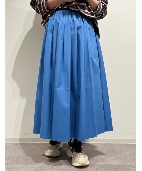 human woman(ヒューマンウーマン)の「◆TCシャインブロードスカート(スカート・レディース・ブルー/ベージュ系その他・MEDIUM)」の22枚目の写真