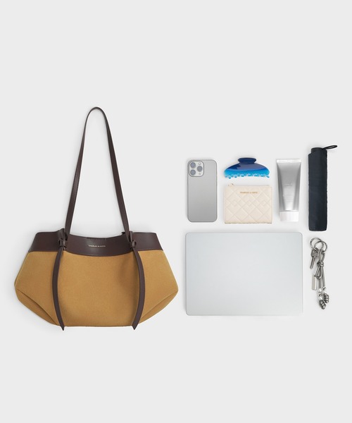 Calla カルラ ラージスエードトートバッグ（トートバッグ）｜CHARLES