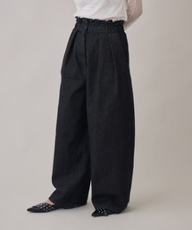 cloche ウエストデザインイージーパンツ