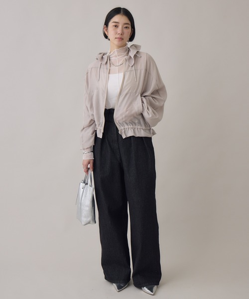 Paradise Picnic（パラダイスピクニック）の「cloche ウエストデザインイージーパンツ（その他パンツ・レディース・ブラック/ネイビー・FREE）」の5枚目の写真