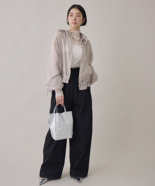 Paradise Picnic（パラダイスピクニック）の「cloche ウエストデザインイージーパンツ（その他パンツ・レディース・ブラック/ネイビー・FREE）」の6枚目の写真