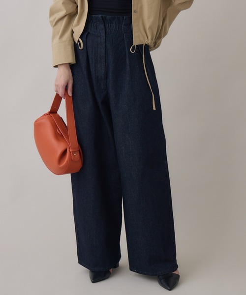 Paradise Picnic（パラダイスピクニック）の「cloche ウエストデザインイージーパンツ（その他パンツ・レディース・ブラック/ネイビー・FREE）」の15枚目の写真