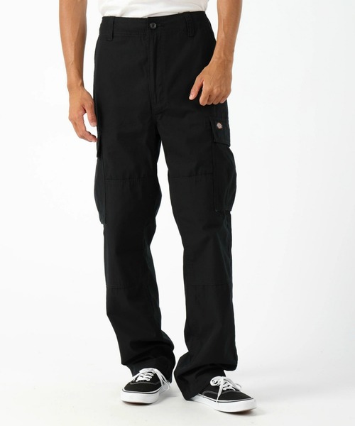 Dickies(ディッキーズ)の「Dickies/ディッキーズ リップストップ カーゴパンツ リラックスフィット(カーゴパンツ・メンズ・ブラック/オリーブドラブ・36/34/32/30/28)」の4枚目の写真