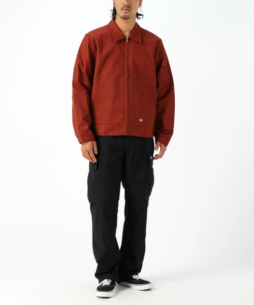 Dickies(ディッキーズ)の「Dickies/ディッキーズ リップストップ カーゴパンツ リラックスフィット(カーゴパンツ・メンズ・ブラック/オリーブドラブ・36/34/32/30/28)」の7枚目の写真