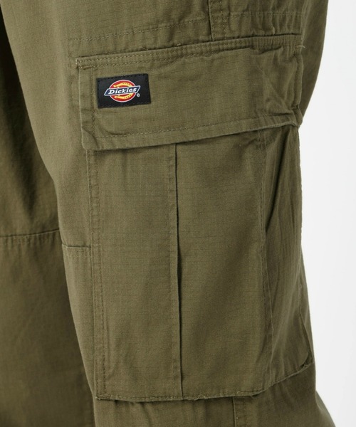 【Dickies】リップストップ カーゴパンツ グリーン / 送料無料 Amazon.co.jp: Dickiesメンズリラックスストレート軽量リップス