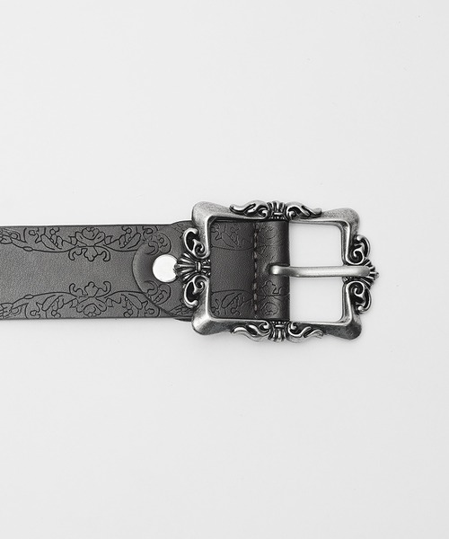 MinoriTY（マイノリティ）の「【MinoriTY】レリーフPUレザーベルト メンズ（ベルト・メンズ・ブラウン/ブラック・FREE）」の8枚目の写真