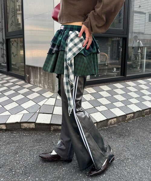 CIAOPANIC(チャオパニック)の「ランダムティアードチェックミニスカート(スカート・レディース・グリーン/レッド/ブラウン・ONE SIZE)」の20枚目の写真
