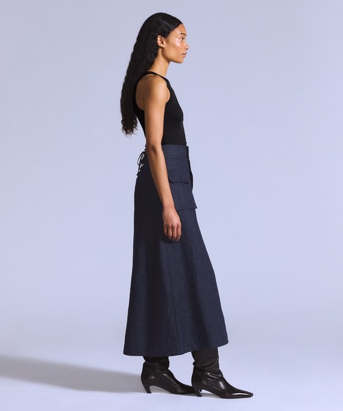 Levi's（リーバイス）の「Levi's/リーバイス BLUETAB(TM) MARINER デニムスカート（デニムスカート・レディース・ダークインディゴブルー・XS/S/M）」の3枚目の写真