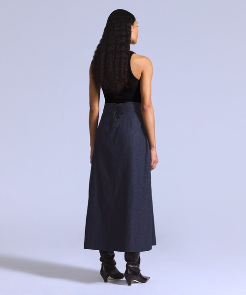 Levi's（リーバイス）の「Levi's/リーバイス BLUETAB(TM) MARINER デニムスカート（デニムスカート・レディース・ダークインディゴブルー・XS/S/M）」の4枚目の写真