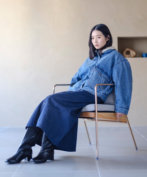 Levi's（リーバイス）の「Levi's/リーバイス BLUETAB(TM) MARINER デニムスカート（デニムスカート・レディース・ダークインディゴブルー・XS/S/M）」の19枚目の写真
