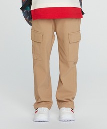 moujonjon（ムージョンジョン）の「のびのびツイルカーゴロングパンツ（カーゴパンツ）」