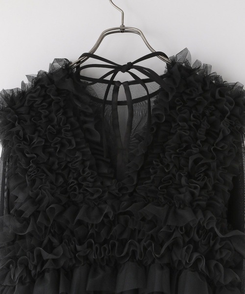 LOWRYS FARM 3点セット　チュールフリルセット　結婚式ワンピース LOWRYS FARM 3点セット チュールフリルセット 結婚式ワンピース