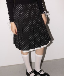 idem（イデム）の「layered medium pleats skirt / レイヤード風ミディスカート（スカート）」