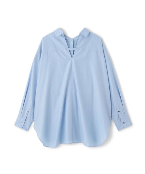 LE PHIL(ルフィル)の「◆ラスターブロードバックスリットブラウス(シャツ/ブラウス・レディース・ホワイト/ブルー/ブラック・F)」の20枚目の写真