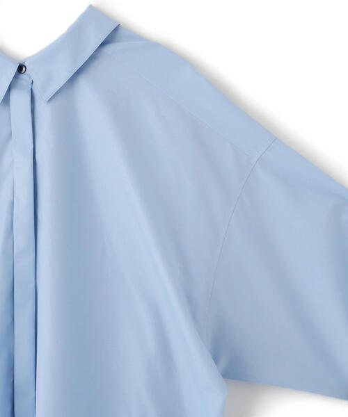 LE PHIL(ルフィル)の「◆ラスターブロードバックスリットブラウス(シャツ/ブラウス・レディース・ホワイト/ブルー/ブラック・F)」の22枚目の写真