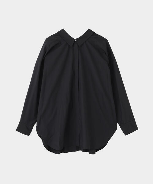 LE PHIL(ルフィル)の「◆ラスターブロードバックスリットブラウス(シャツ/ブラウス・レディース・ホワイト/ブルー/ブラック・F)」の3枚目の写真