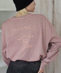 【THRASHER/スラッシャー】マークゴンザレスアート ピグメント加工 ロングスリーブTシャツ