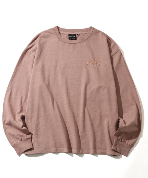 THRASHER(スラッシャー)の「【THRASHER/スラッシャー】マークゴンザレスアート ピグメント加工 ロングスリーブTシャツ(Tシャツ/カットソー・メンズ・チャコール/ネイビー/ブラウン/ピンク・M/L/XL)」の8枚目の写真