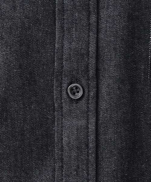 THE SHOP TK （ザ ショップ ティーケー ）の「エバーデニムシャツ【色落ちしにくい/洗濯機OK】（シャツ/ブラウス・メンズ・ネイビー/ブラック・01/02/03/04）」の10枚目の写真