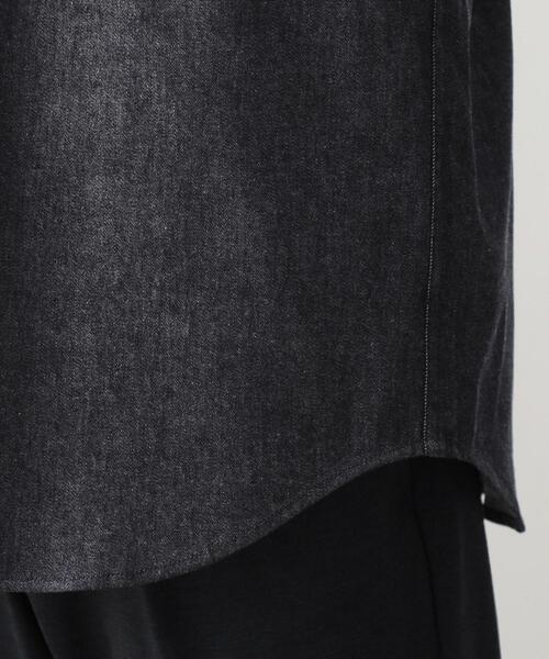 THE SHOP TK （ザ ショップ ティーケー ）の「エバーデニムシャツ【色落ちしにくい/洗濯機OK】（シャツ/ブラウス・メンズ・ネイビー/ブラック・01/02/03/04）」の18枚目の写真