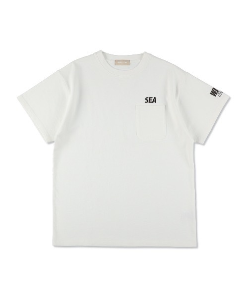 WIND AND SEA（ウィンダンシー）の「PIGMENT POCKET TEE（Tシャツ/カットソー・メンズ・ミント/オレンジ/ブラック/アイボリー/ブルー/ブラウン・M/L/XL/S）」の2枚目の写真