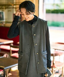 カルガンラムエコファー ジレ（ベスト）｜自由区（ジユウク）の