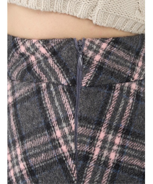 マルチカラーチェックミディスカート（スカート）｜Darich（ダーリッチ