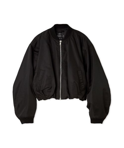 【新品未使用・値下げ】MA-1 Mila Owen リサイクルナイロンオーバーサイズMA-1（ブルゾン）｜Mila Owen