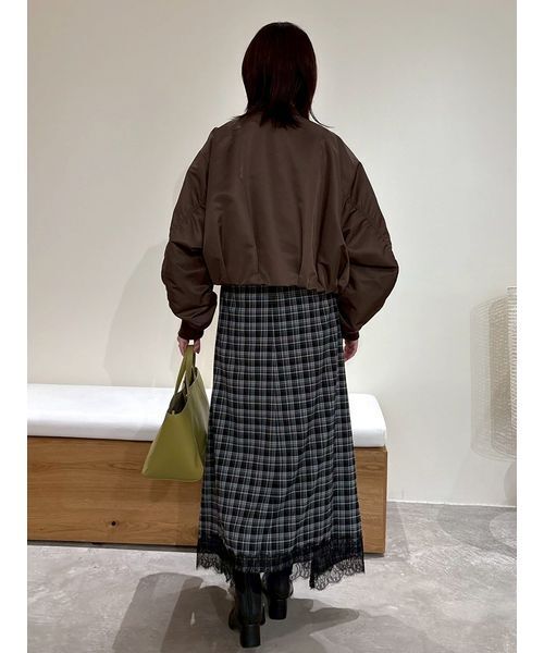 【新品未使用・値下げ】MA-1 Mila Owen リサイクルナイロンショートバブルMA-1(ブルゾン)｜アウター｜Mila