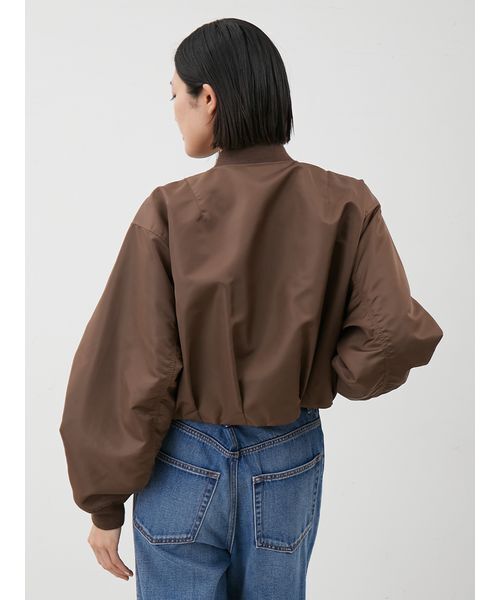 【新品未使用・値下げ】MA-1 Mila Owen リサイクルナイロンショートバブルMA-1(ブルゾン)｜アウター｜Mila