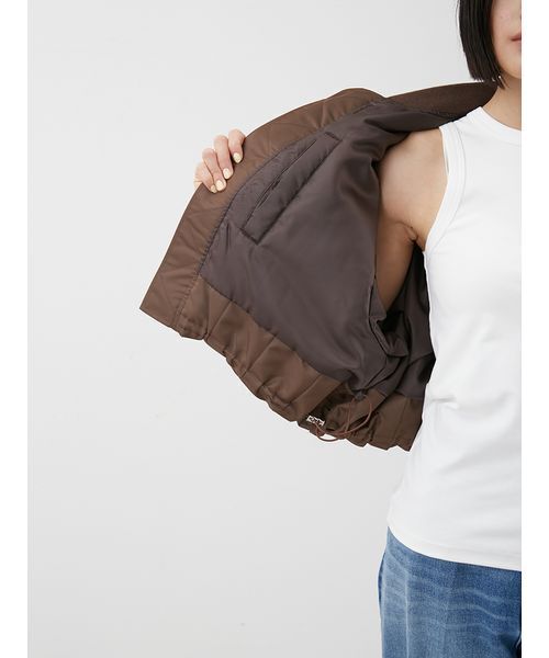 リサイクルナイロンショートバブルMA-1（ブルゾン）｜Mila Owen