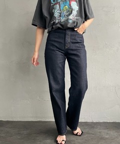 ヤヌーク　Lea　ハイウエストボーイズストレート　 27 YANUK/ヤヌーク] LEA ハイウエスト ボーイズストレートワン