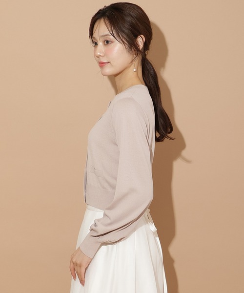 WILLSELECTION（ウィルセレクション）の「ポケットデザインUVカーディガン（カーディガン/ボレロ・レディース・ブラック/ボルドー/ダークブラウン/ベージュ・FREE）」の17枚目の写真